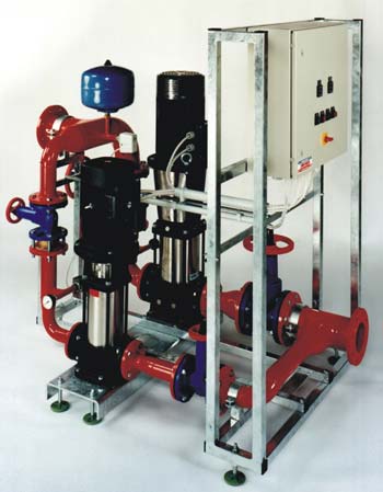 Fernwärmestation zur Beheizung der Rasenflächen - Drechslertechnik GmbH
